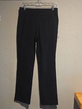 AB Studio Black Bootcut Ponte Pants